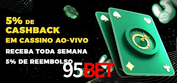 Promoções do cassino ao Vivo 95Bet